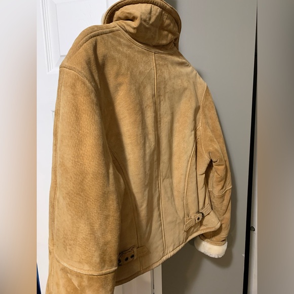 Gallery, 100% Leather Coat, Medium, Suede & Faux Fur Lining, Excellent Condition - Picture 13 of 16